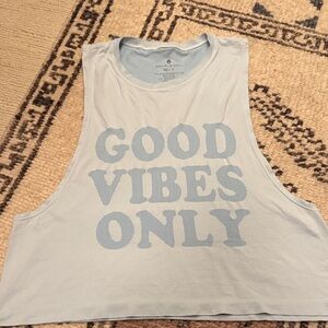 Spiritual Gangster Light Blue Muscle Tee